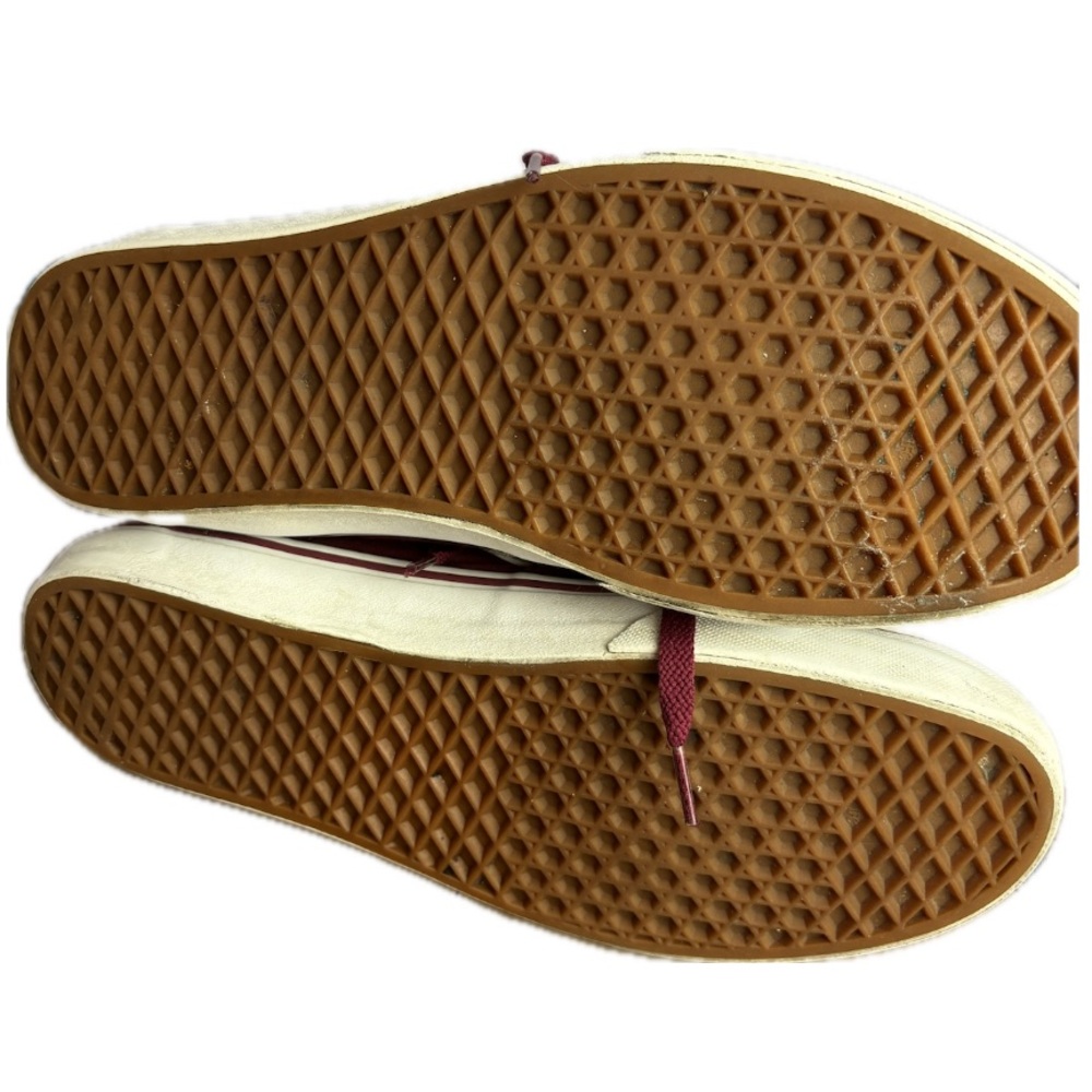 Vans Men’s Maroon Canvas Sneakers - Picture 7 of 14